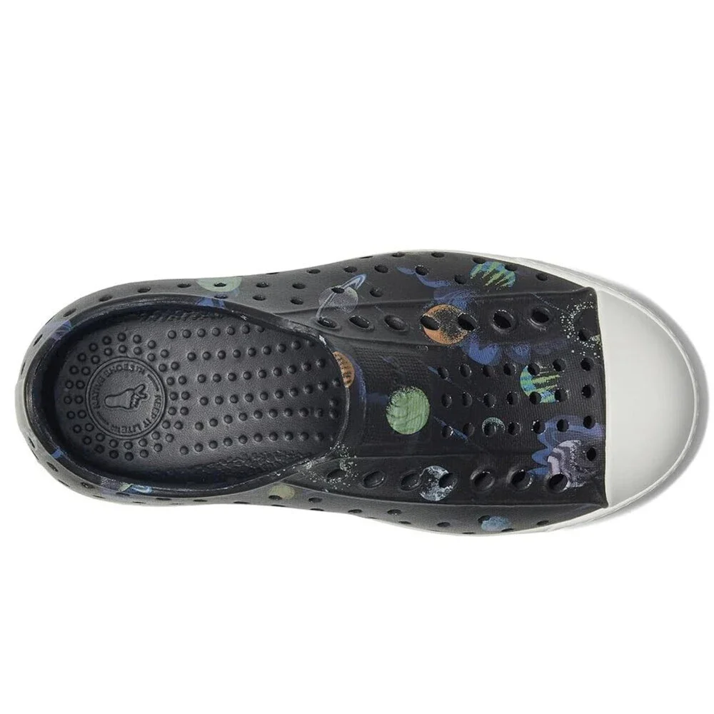Native Shoes Jefferson Print 13111501-1046 Toddler 6 Black Slip On Shoe ZOGG2577
